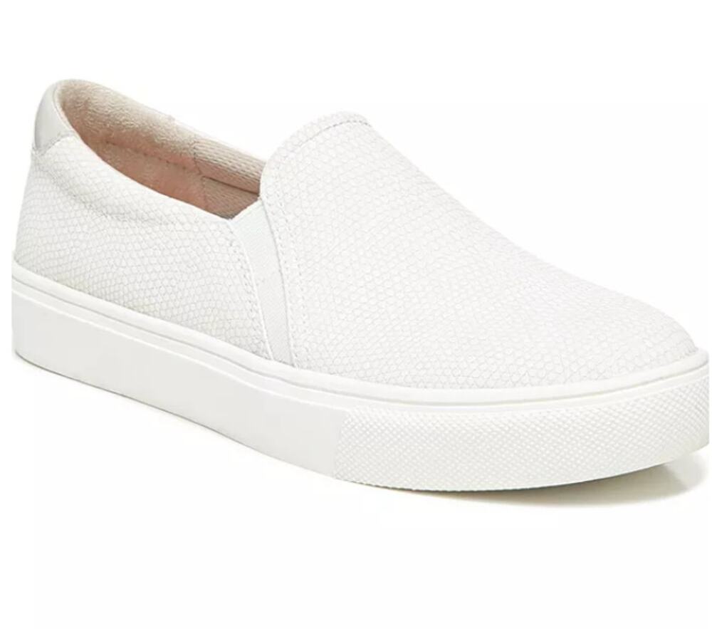 Dr. Scholl's Nova Shoes Women's Size 6 White Slip On Comfort Sneakers New Box